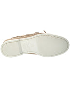 Gucci Interlocking G Canvas & Suede Loafer