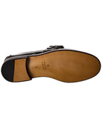 Gucci Gg Buckle Gg Supreme Canvas & Leather Loafer