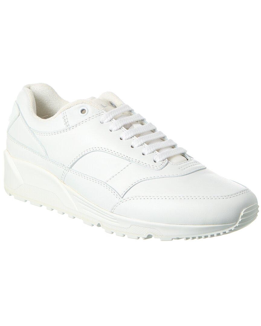 Saint Laurent Bump Leather Sneaker White