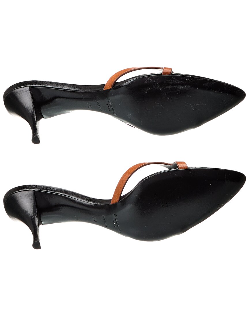 Saint Laurent Carla 60 Leather Mule (Authentic Pre-Loved)
