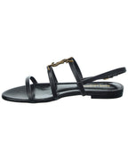 Saint Laurent Cassandra Leather Sandal
