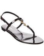 Saint Laurent Cassandra Patent Sandal