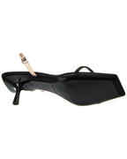 Saint Laurent Jaspe 55 Silk Slingback Sandal