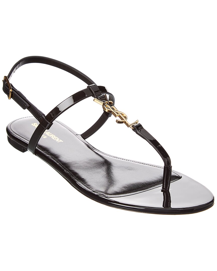 Saint Laurent Cassandra Patent Sandal
