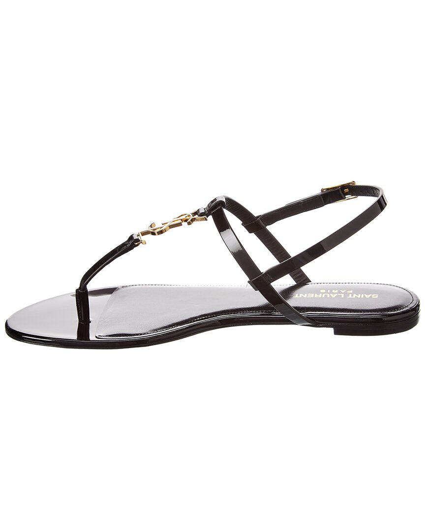 Saint Laurent Cassandra Patent Sandal