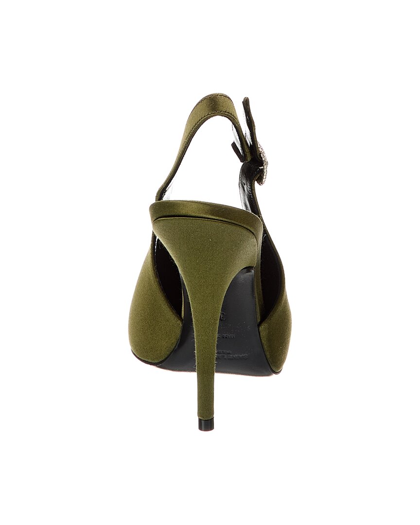 Saint Laurent Yasmeen 115 Satin Slingback Pump