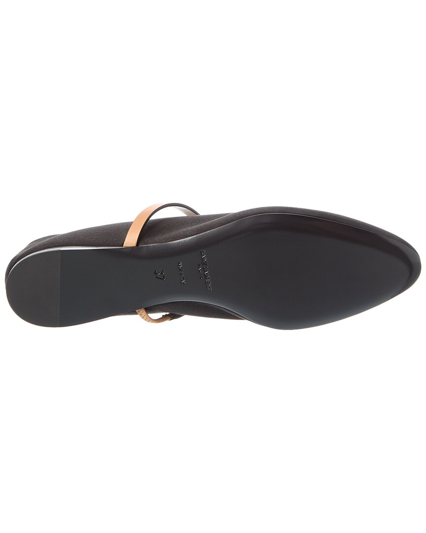 Saint Laurent Gio Satin Flat