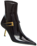 Saint Laurent Lee 70 Patent Bootie Black