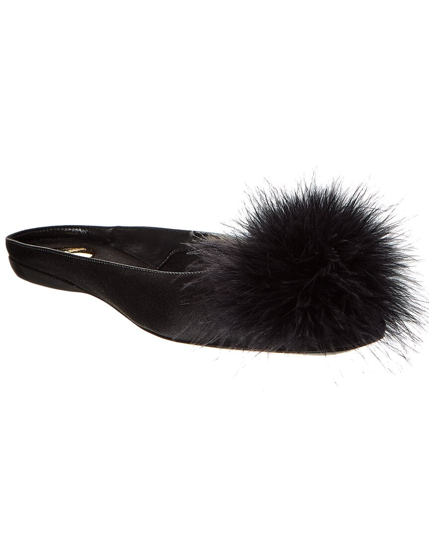 Saint Laurent Lido Satin Flat Black