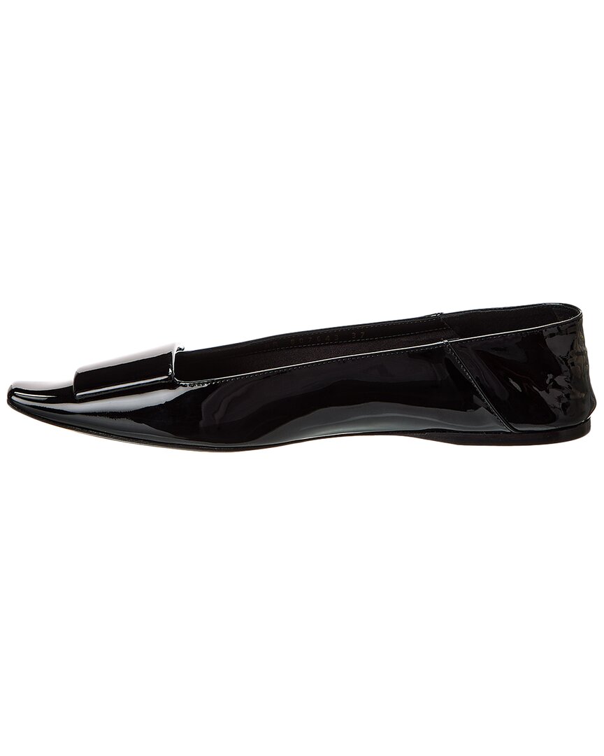 Saint Laurent Poppy Patent Ballerina Flat
