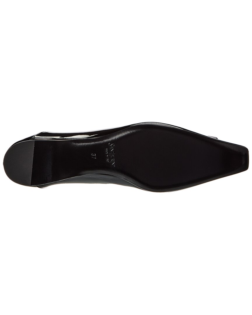 Saint Laurent Poppy Patent Ballerina Flat