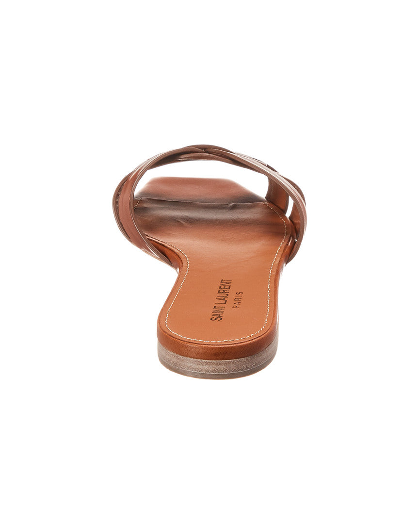 Saint Laurent Tribute Leather Sandal