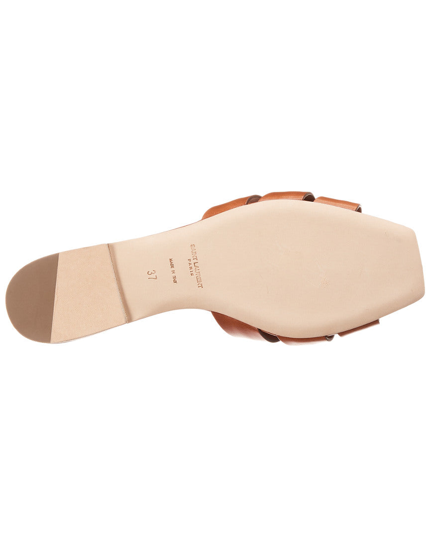 Saint Laurent Tribute Leather Sandal
