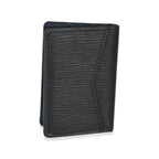 Louis Vuitton Louis Vuitton Black Epi Initials Pocket Organizer