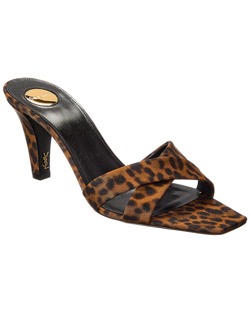 Saint Laurent Jill Grosgrain Sandal