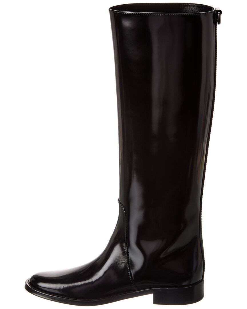 Saint Laurent Hunt Leather Boot