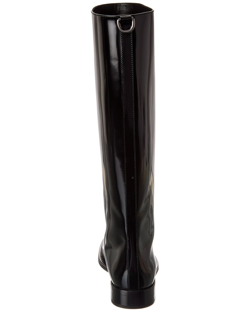 Saint Laurent Hunt Leather Boot