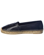 Saint Laurent Debossed Logo Leather Espadrille