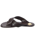 Saint Laurent Carlyle Leather Sandal