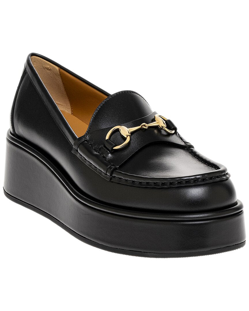 Gucci Horsebit Leather Platform Loafer