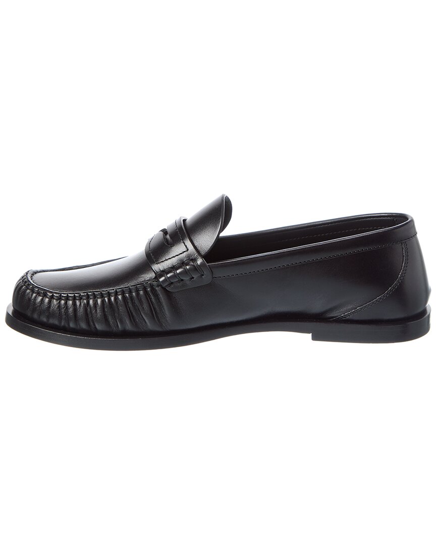 Saint Laurent Cassandre Leather Loafer