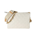 Louis Vuitton Louis Vuitton Cream Monogram Lambskin Coussin PM