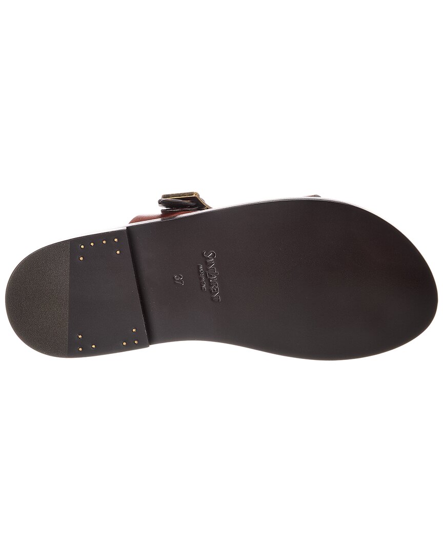 Saint Laurent Ios Leather Sandal