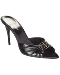 Saint Laurent Babylone Leather Mule