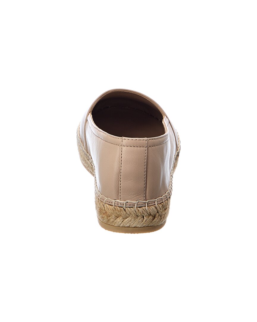 Saint Laurent Monogram Leather Espadrille