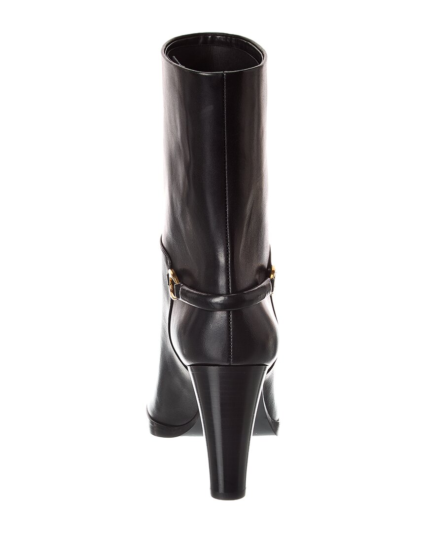 Saint Laurent Sulpice 80 Leather Bootie