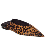 Saint Laurent Kamari Haircalf & Leather Flat