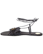 Saint Laurent Babylone Leather Sandal
