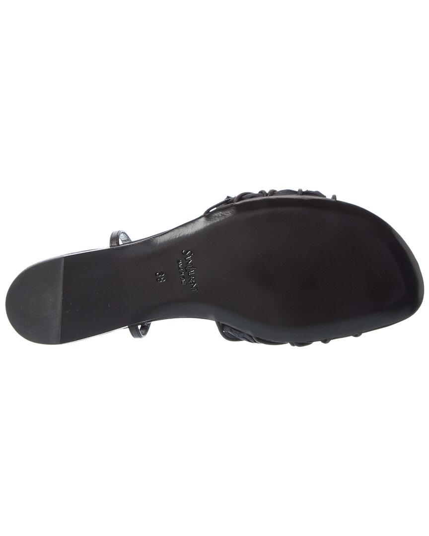 Saint Laurent Babylone Leather Sandal