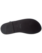 Saint Laurent Cassandre Leather Sandal