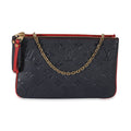 Louis Vuitton Louis Vuitton Marine Rouge Empreinte Double Zip Pochette