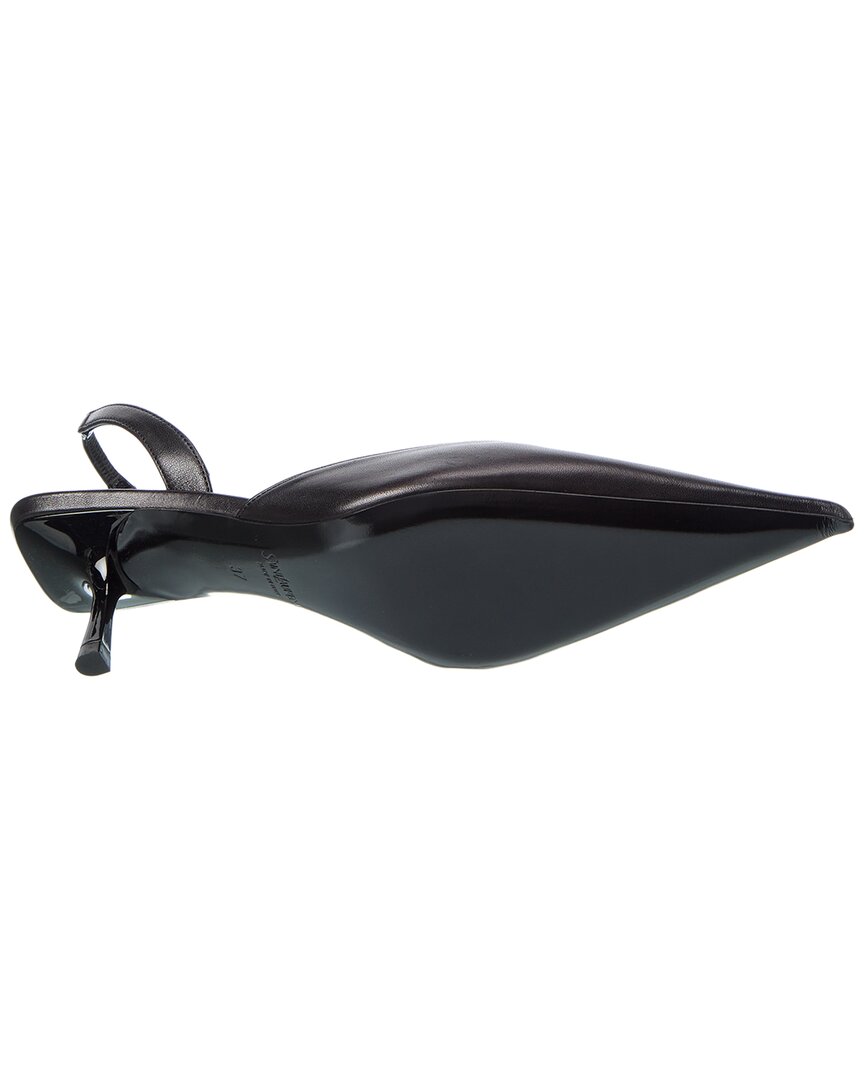 Saint Laurent Misty Leather Slingback Pump