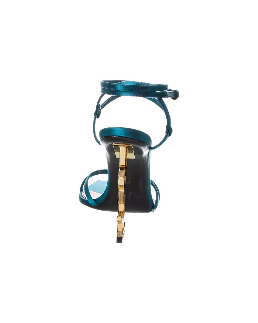Saint Laurent Opyum 110 Satin Sandal