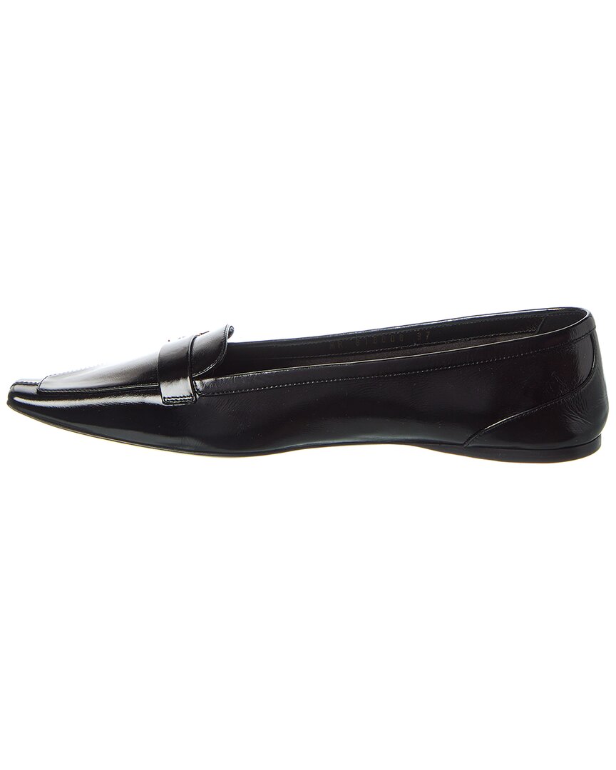 Saint Laurent Poppy Leather Flat