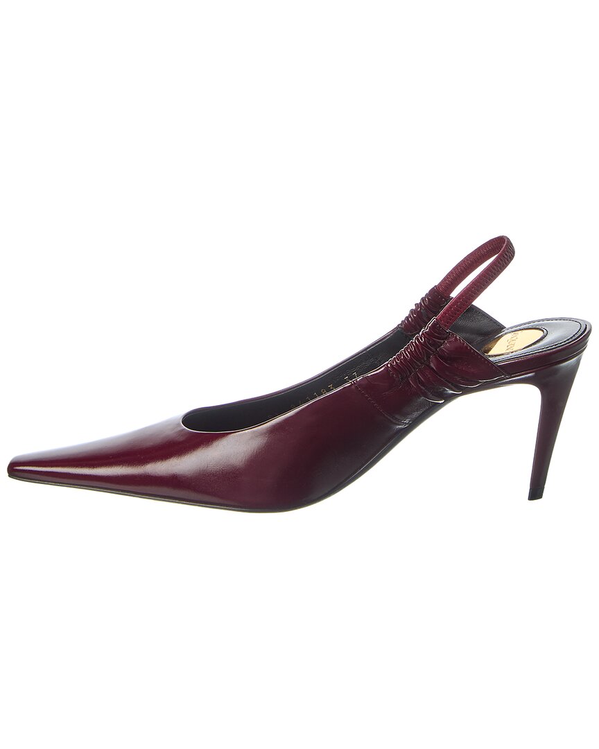 Saint Laurent Anne Marie Leather Slingback Pump