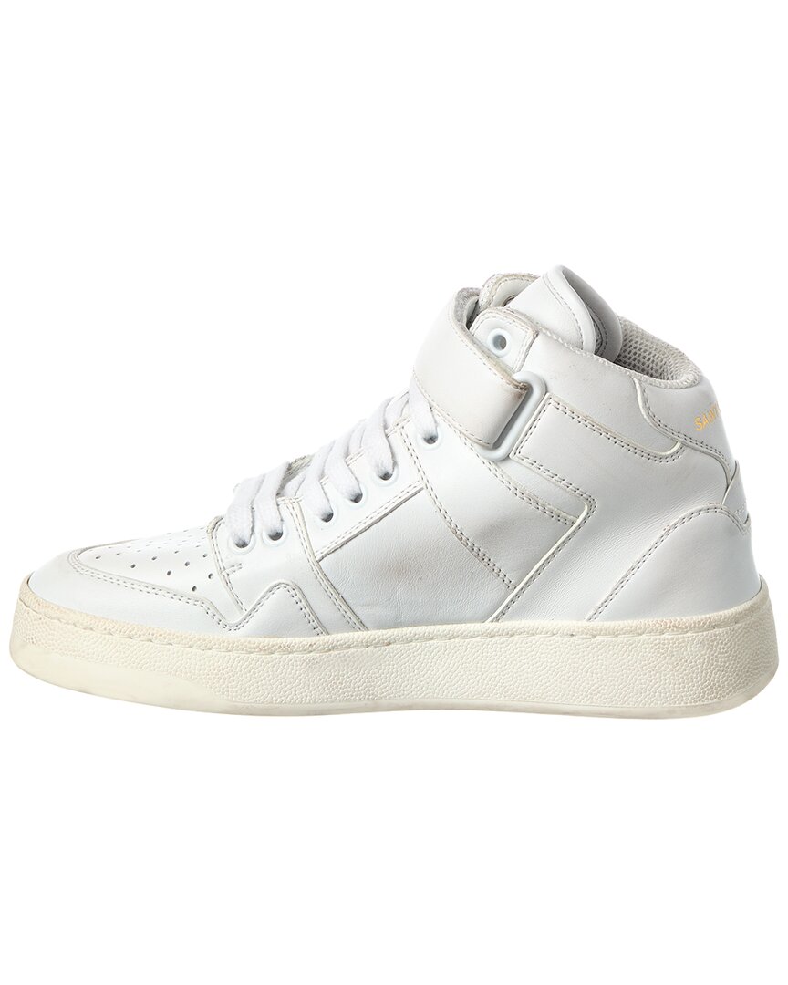 Saint Laurent Lax Lace Up Leather Sneaker