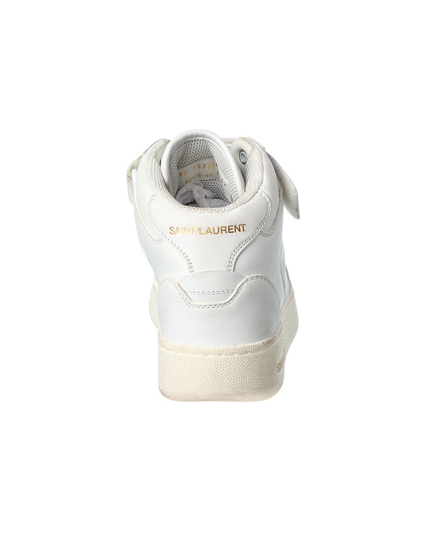 Saint Laurent Lax Lace Up Leather Sneaker