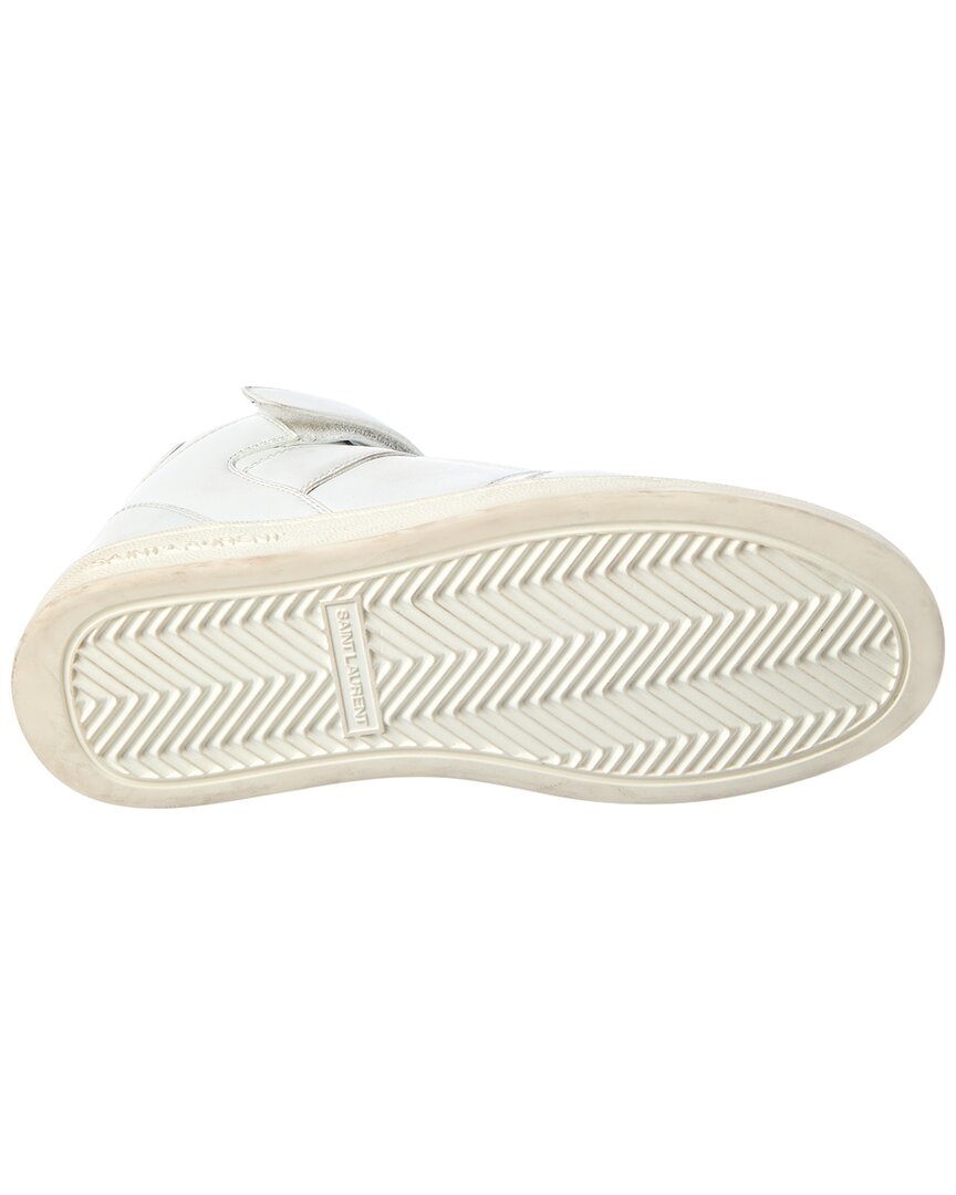 Saint Laurent Lax Lace Up Leather Sneaker