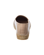 Saint Laurent Monogram Leather Espadrille, 36, Brown