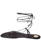 Saint Laurent Babylone Leather Sandal
