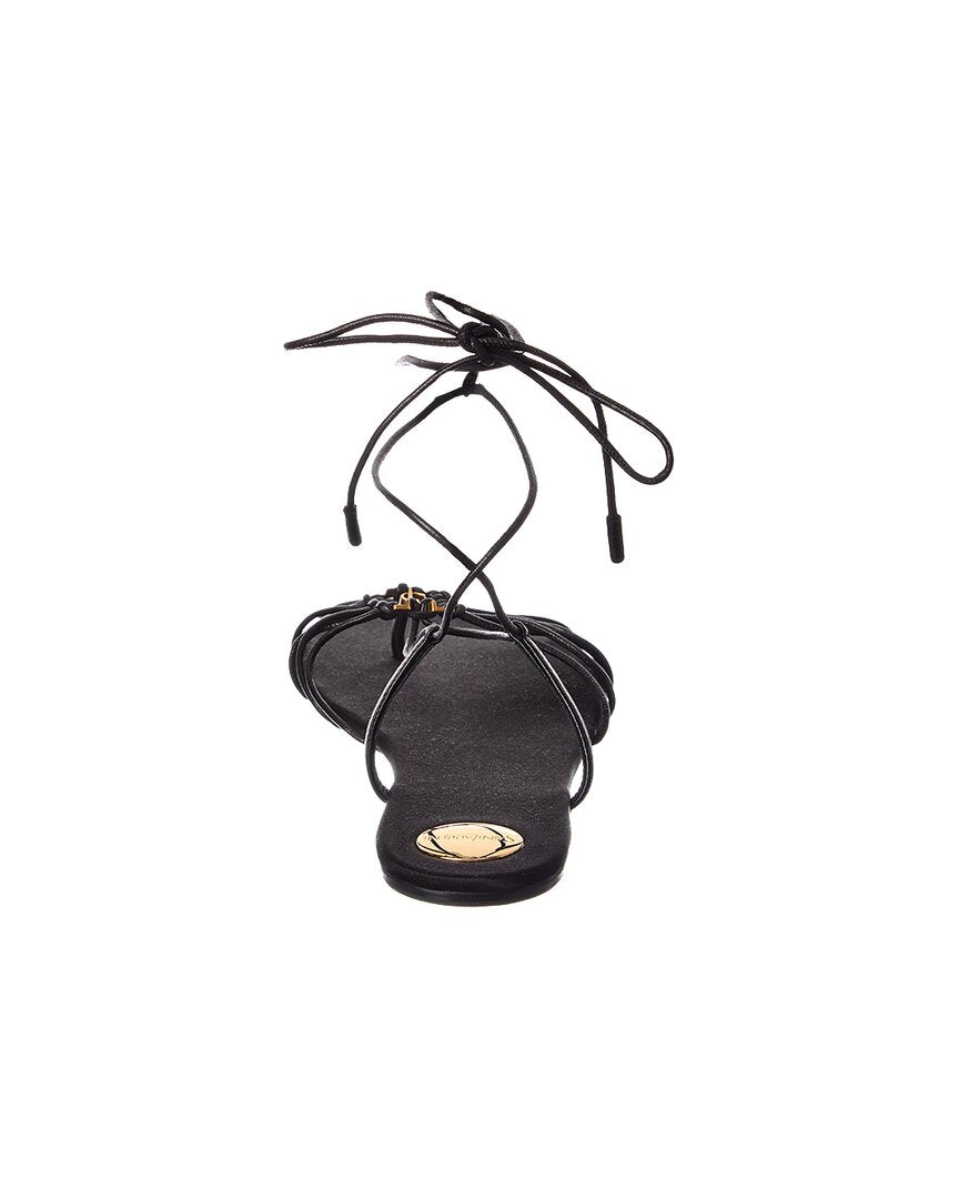 Saint Laurent Babylone Leather Sandal