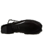 Saint Laurent Cassandra Leather Sandal