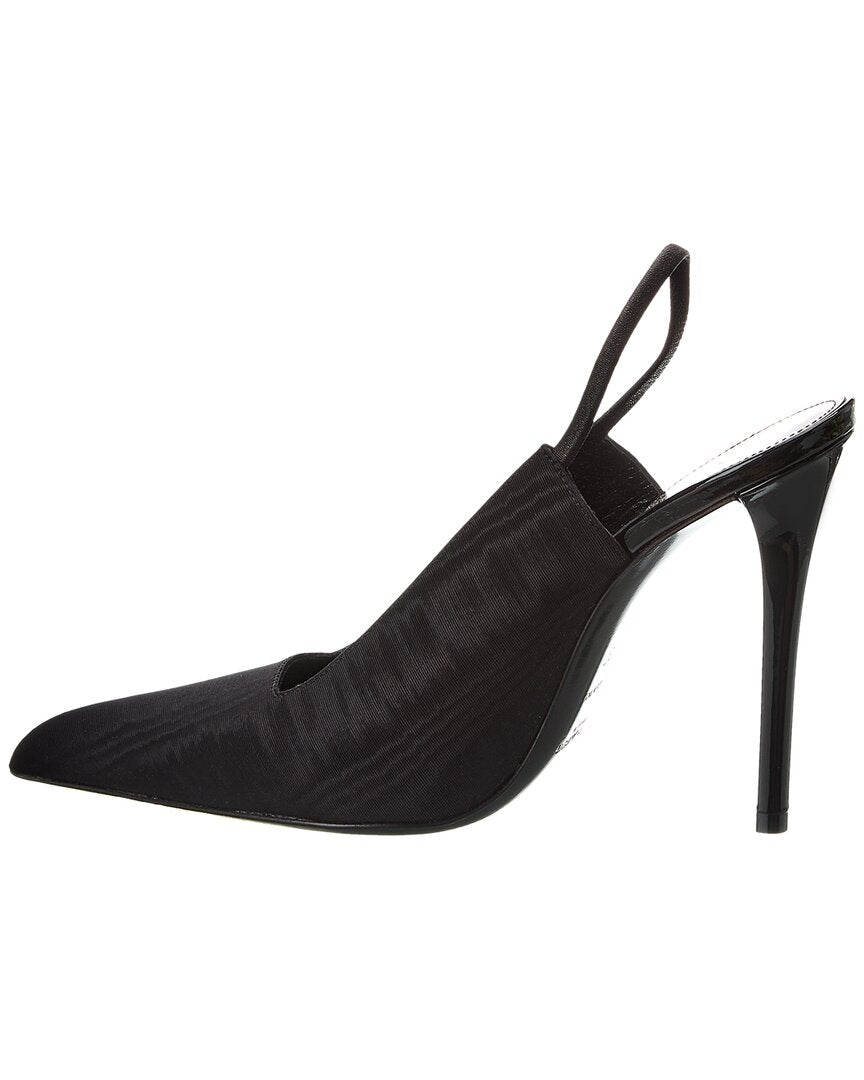 Saint Laurent Raven 110 Grosgrain Slingback Pump