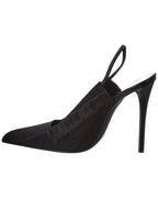 Saint Laurent Raven 110 Grosgrain Slingback Pump