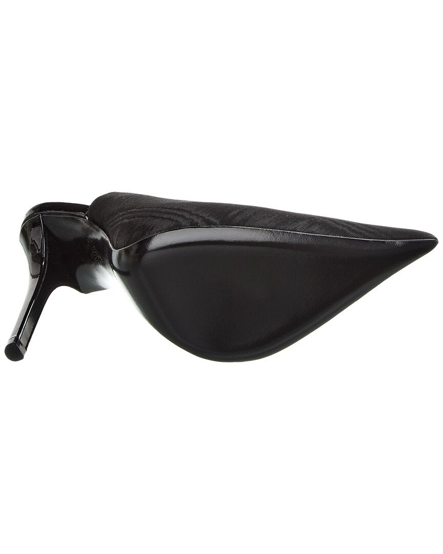 Saint Laurent Raven 110 Grosgrain Slingback Pump