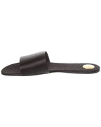 Saint Laurent Carlyle Satin Flat Sandal